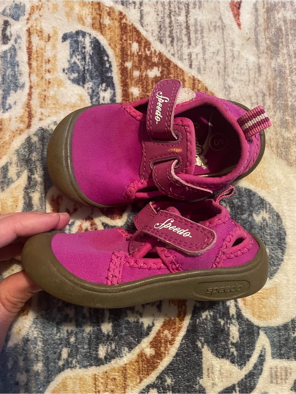 LOT OF 2!! Speedo Kids Magenta Water Shoes and stride rite sandals